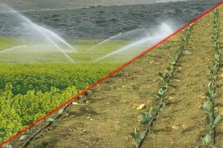 زمین های تشنه شهرستان بدره در کنار رودخانه پر آب سیمره زمین های تشنه شهرستان بدره در کنار رودخانه پر آب سیمره