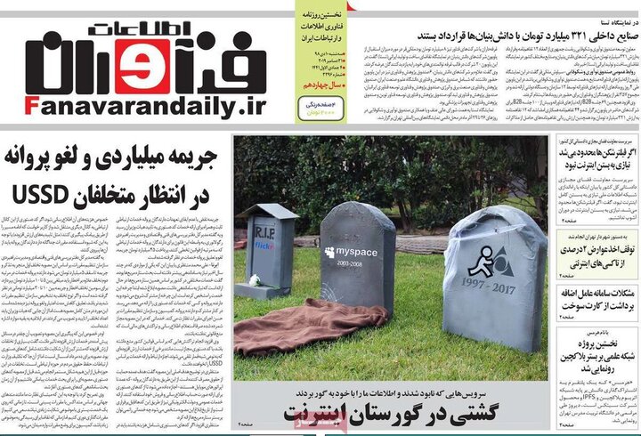 صفحه اول روزنامه های اقتصادی 10 دی 1398