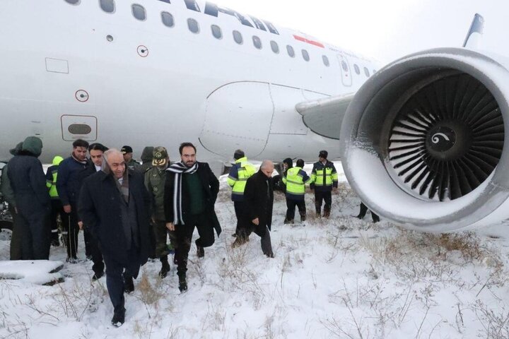 آخرین وضعیت خروج هواپیمای ایرباس تهران-کرمانشاه از باند