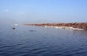 حجم آب دریاچه ارومیه ۴۴۰ میلیون متر مکعب افزایش یافت
