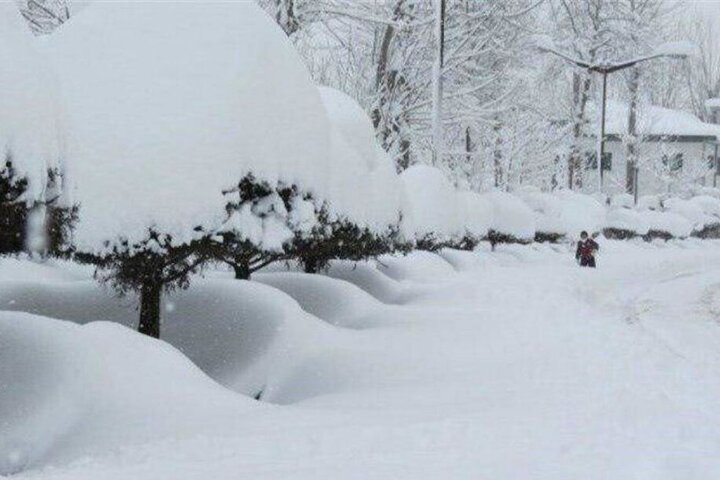 برف سنگین در شرق روسیه