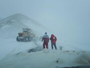 برف و کولاک شدید در محورهای اردبیل