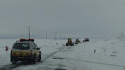 انجام عملیات برف روبی و نمک پاشی در محورهای ارتباطی آذربایجان غربی