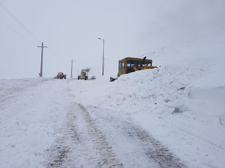 راه ارتباطی ۲۰۳ روستای اردبیل مسدود است