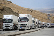 صادرات کالا از مرز هلاله شمالی در استان ایلام انجام می‌شود