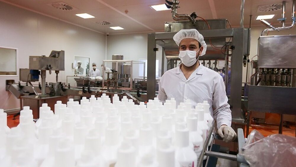 تداوم تولید و عرضه مواد ضدعفونی کننده در منطقه آزاد ارس