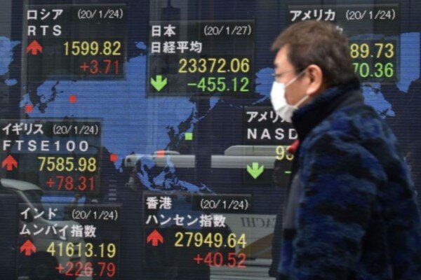 سقوط پنج درصدی سهام ژاپن در بازار جهانی بورس
