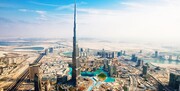عملیات احداث بلندترین ساختمان جهان در دبی متوقف شد
