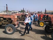 ۵ هزار و ۲۸ دستگاه ماشین آلات کشاورزی در قزوین پلاک‌گذاری شد
