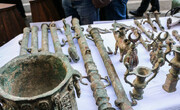 کشف ۱۷ هزار و ۲۴۶ قلم شی قدیمی از سودجویان و قاچاقچیان آثار تاریخی در کشور