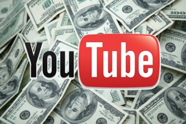 نمودار بیشترین درآمد تبلیغاتی کاربران یوتیوب