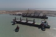 اولین کشتی حامل ۲۰ هزار تن خاک فسفات در بندر بوشهر پهلو گرفت