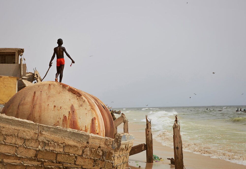 بالا آمدن سطح آب دریا در سنگال