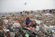گورستان زباله در هند