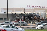 آتش سوزی در بازار عجمان امارات