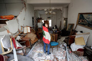 خانه های آسیب دیده از انفجار بیروت
