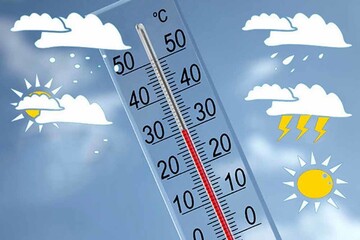 رگبار و رعد و برق در ۵ استان| دمای تهران به ۴۲ درجه سانتی‌گراد می‌رسد