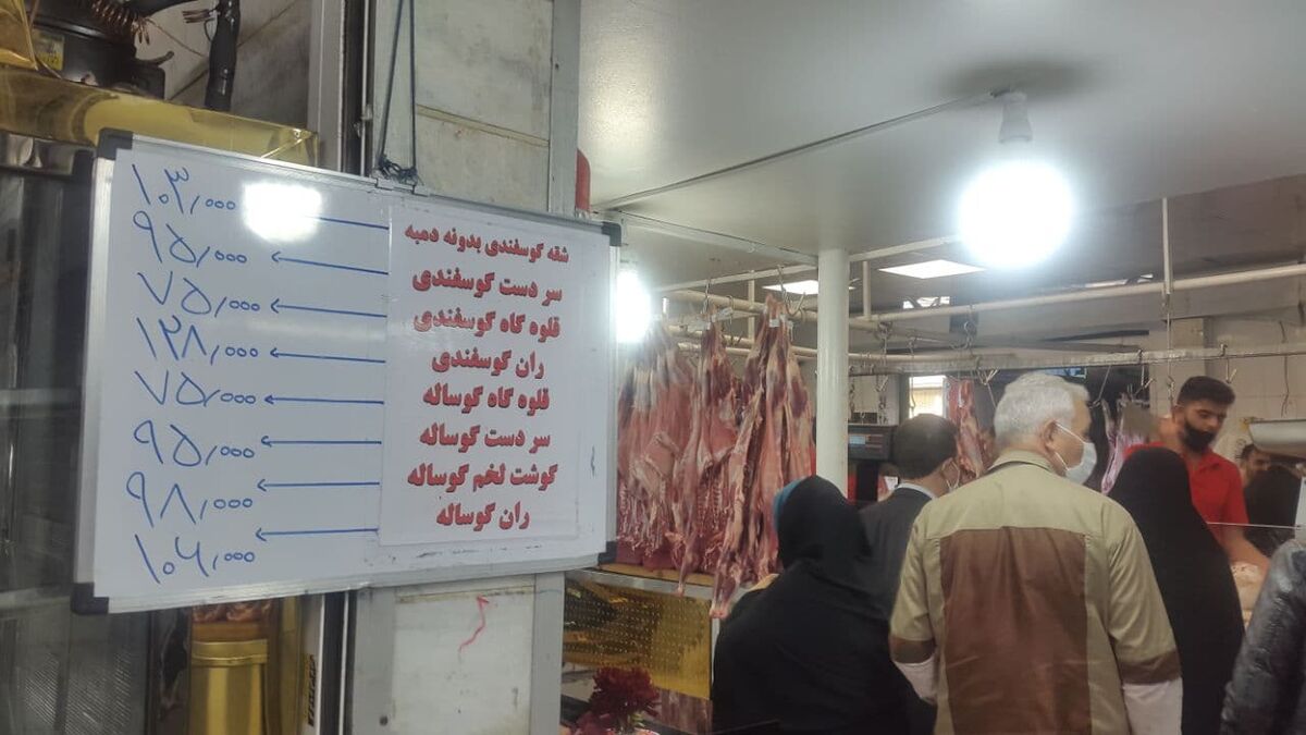کاهش اندک قیمت گوشت قرمز در بازار