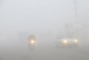 مه غلیظ و کاهش دید در محور سراب- تبریز