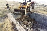 رفع تصرف ۳۵۰۰ مترمربع از اراضی ملی دماوند/ بناهای غیر مجاز تخریب شد