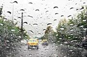بارش سیل آسای باران در محور زنجان- تبریز