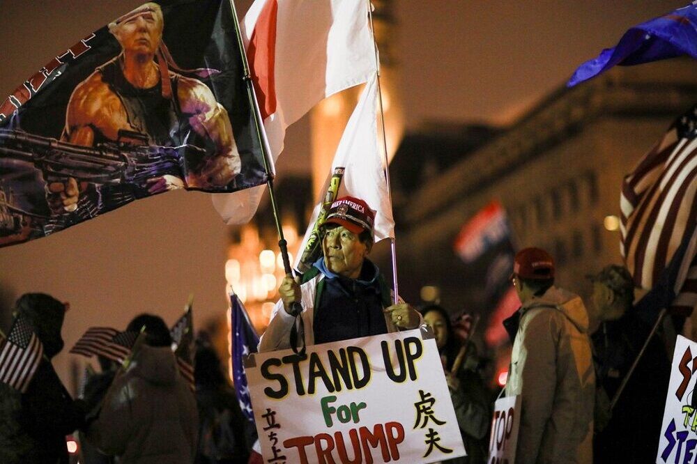 تظاهرات طرفداران ترامپ در واشنگتن