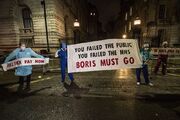 اعتراض پزشکان و پرستاران به دلیل کمبود امکانات در لندن