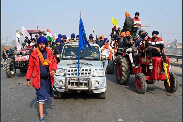 اعتراضات کشاورزان هندی 5