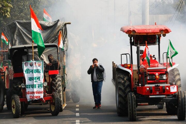 اعتراضات کشاورزان هندی 7