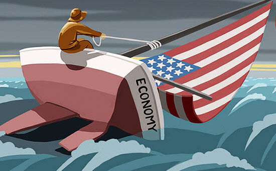 اقتصاد ایالات متحده در معرض فروپاشی؛ باور فعلی اکثر مردم آمریکا
