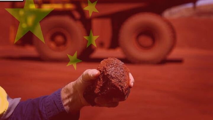 طمع چین در انباشت سنگ آهن