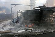 آتش سوزی کارگاه تولید مبل در خلازیر تهران