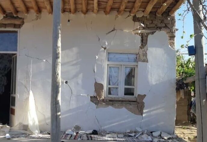 ۱۱۷ واحد مسکونی در فاروج بر اثر وقوع زلزله آسیب دید