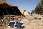 تحویل پنل‌های خورشیدی تامین برق به خانوارهای عشایر همدان