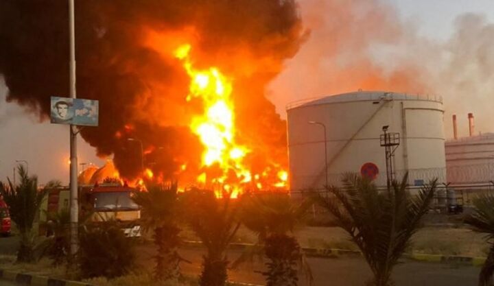 آتش سوزی انبار نفت چالوس خسارت نداشت