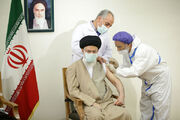 رهبر انقلاب دُز اول واکسن «برکت» را دریافت کردند| تقدیر از جوانان ایرانی برای تولید واکسن