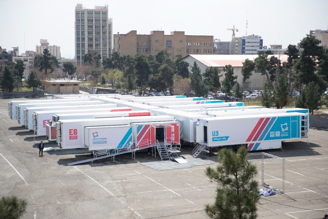 احداث بیمارستان سیار توسط ستاد اجرایی فرمان حضرت امام(ره) در مهران