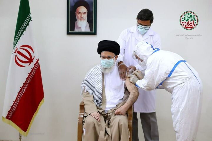 تزریق نوبت دوم واکسن «کوو ایران برکت» به رهبر انقلاب