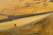 ساخت پروژه‌ ۱۰۰ میلیارد دلاری راه آهن در صحرا