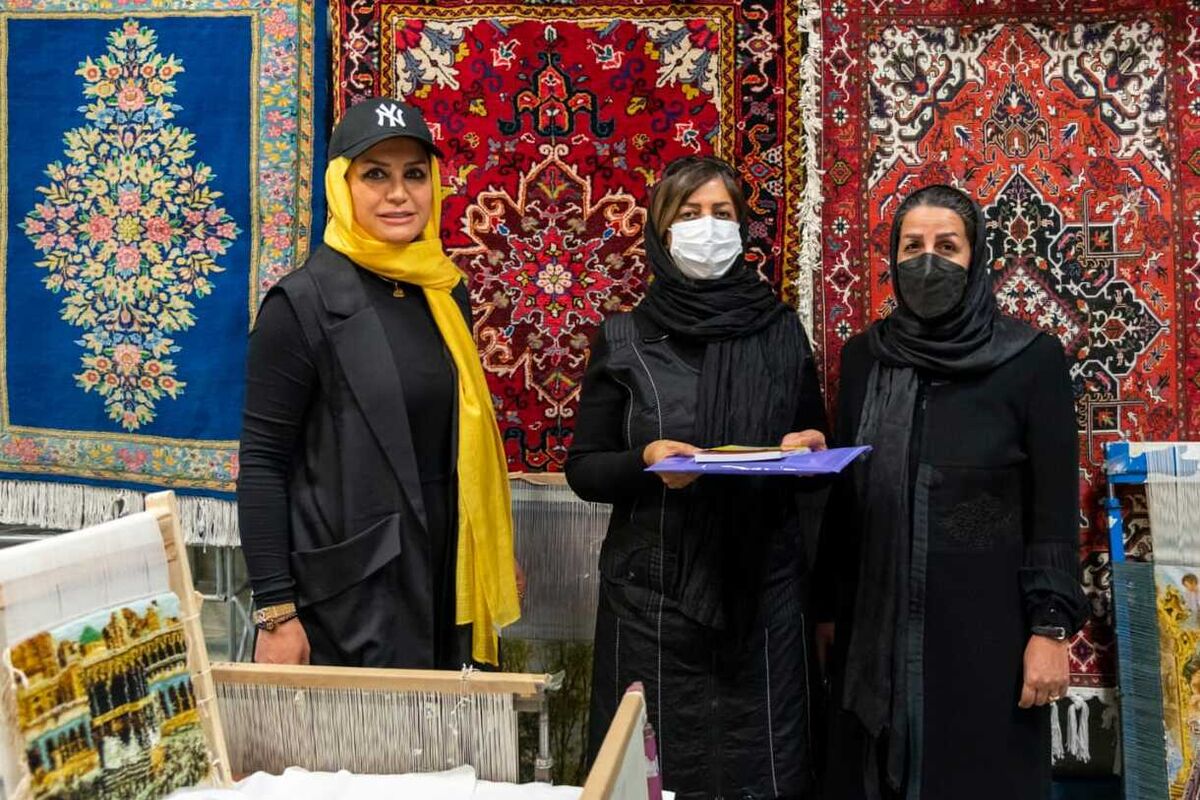 بازدید و حمایت بانوی کارآفرین از نخستین نمایشگاه مشاغل خانگی کشور در کرج