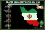 مهاجران به ایران اهل کدام کشورها هستند؟
