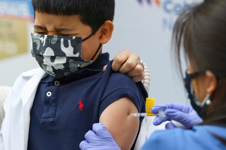 واکنش کودکان به تزریق واکسن کووید19