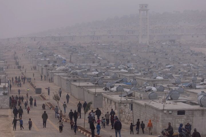 زمستان در ادلب سوریه