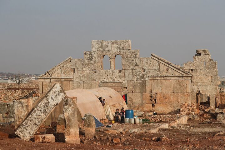 زمستان در ادلب سوریه
