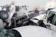 حادثه رانندگی در جاده بهبهان - رامهرمز| ۵۹ خودرو آسیب دید؛ ۴۰ نفر مصدوم و ۴ کشته