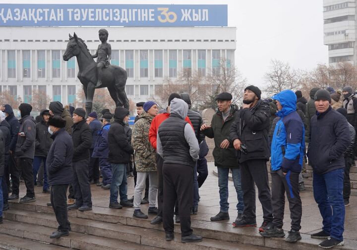 شروع اعتراضات قزاقزستان