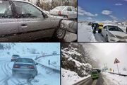مسدود شدن راه ۱۵ روستا در هوراند بر اثر بارش برف و کولاک