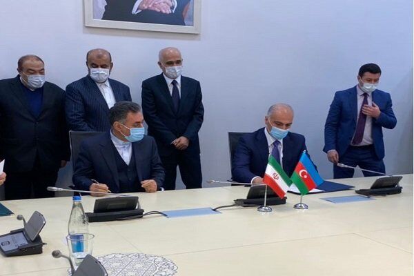 امضای توافقنامه ساخت پل جاده ای در مرز ایران و جمهوری آذربایجان امضای توافقنامه ساخت پل جاده ای در مرز ایران و جمهوری آذربایجان