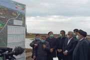 رئیس جمهور از پروژه راه آهن قزوین - رشت بازدید کرد