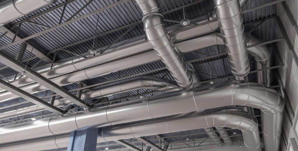 عایق الاستومری کانال اسپیرال گالوانیزه